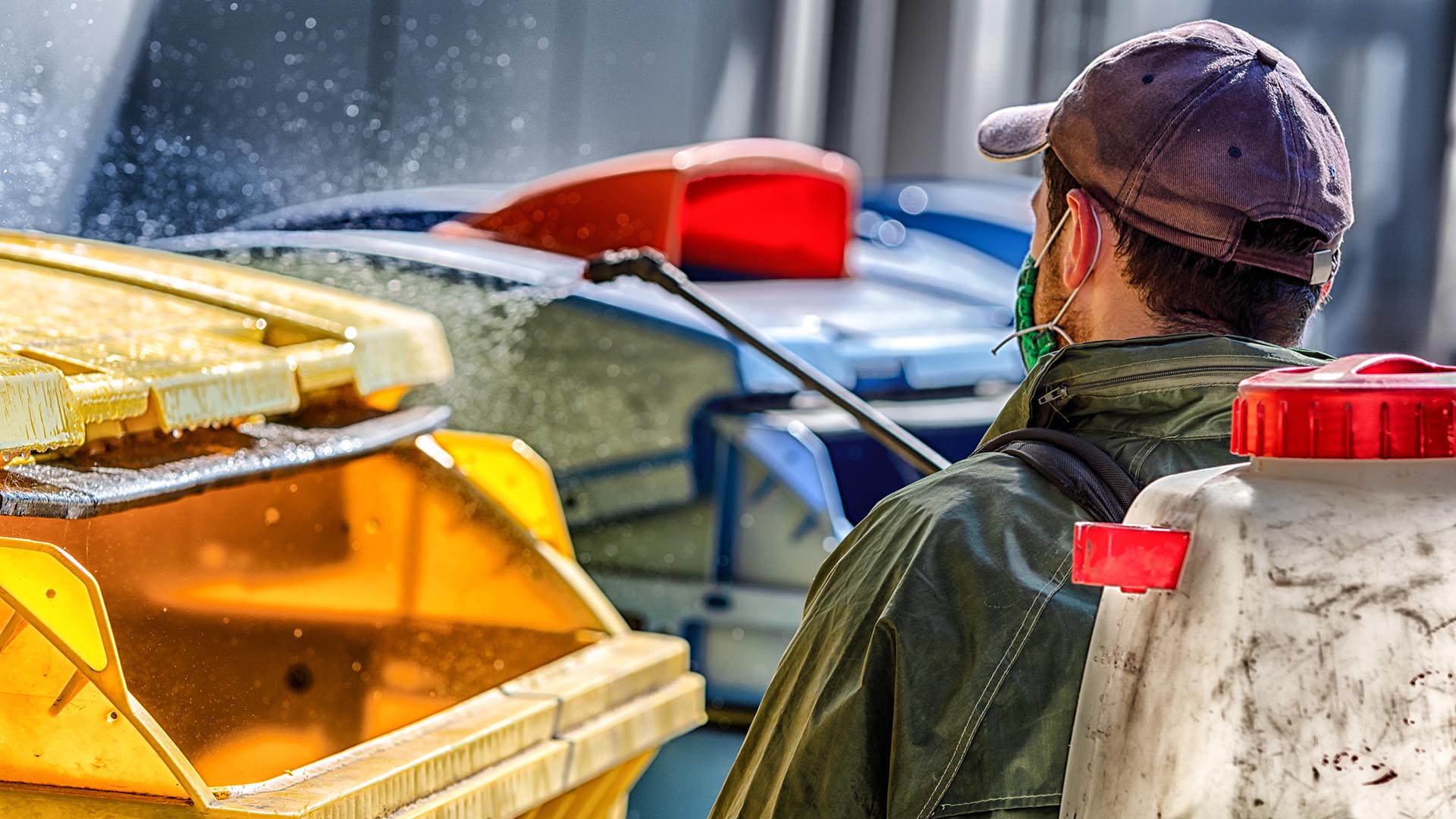 Lavagem de Contentores e Limpeza Viária